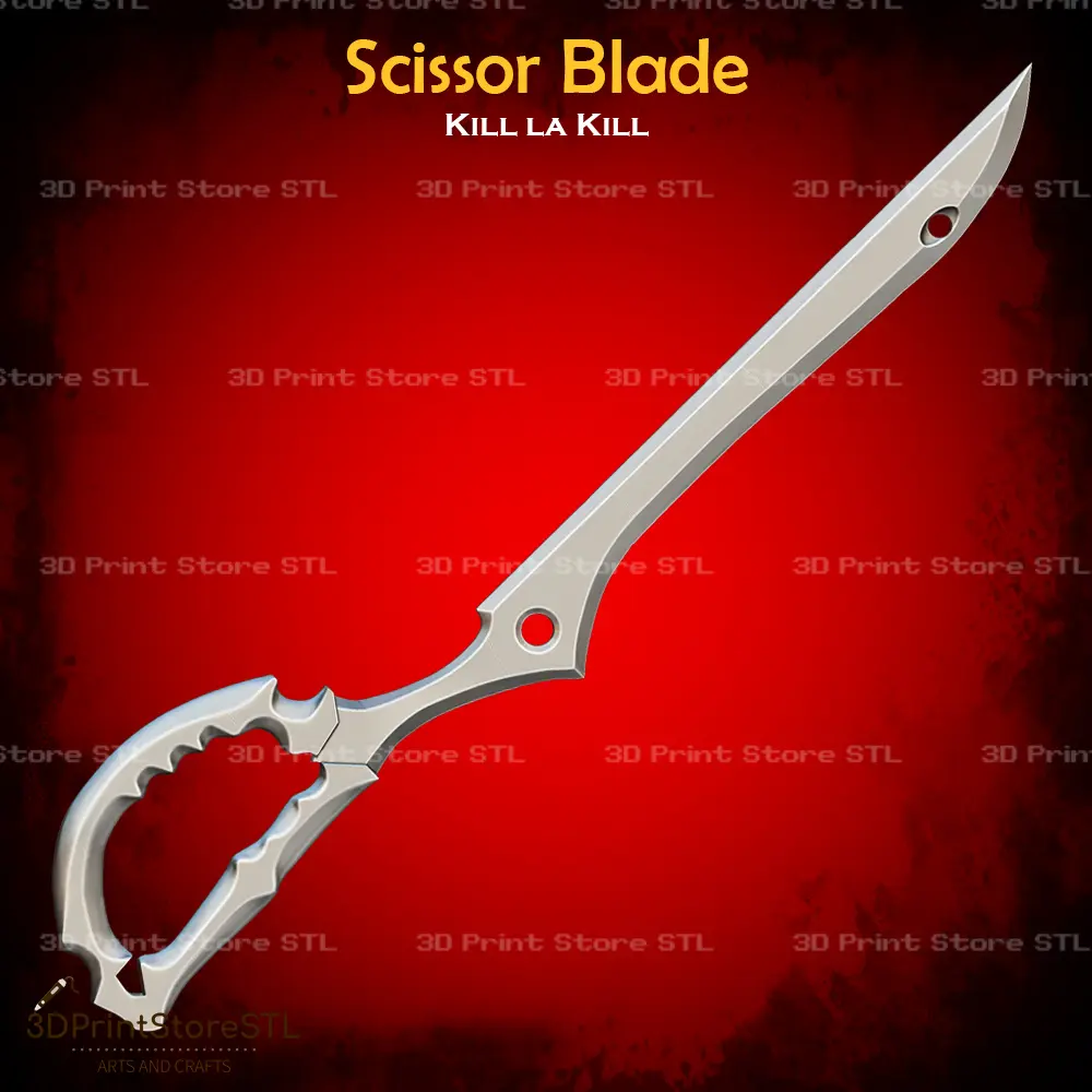 Tijera Blade Cosplay Kill la Kill - Archivo STL