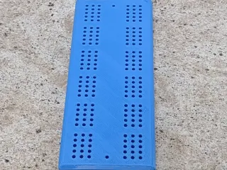 Cribbage Board with Peg Storage