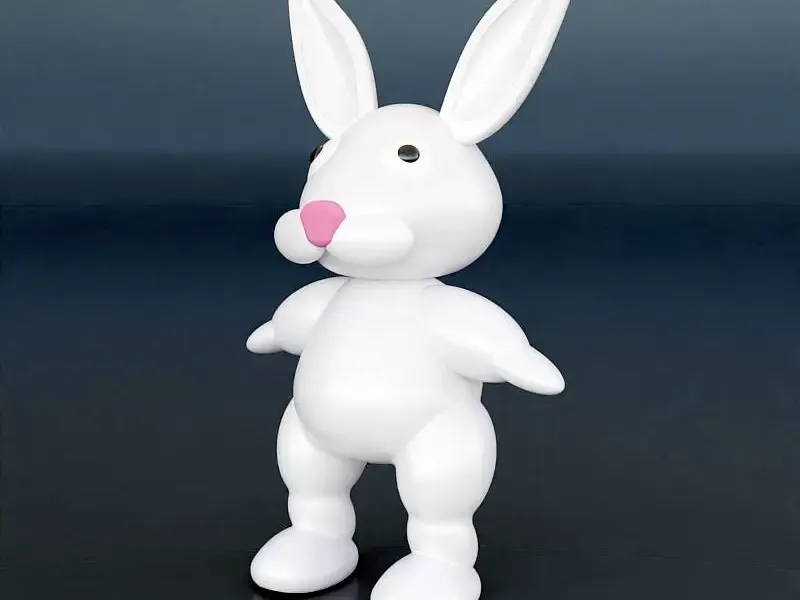 Little bunny 3d printable figurine