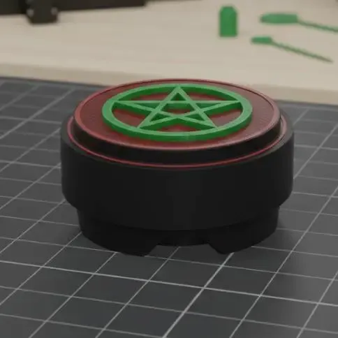 Pentagram weed grinder by Aza