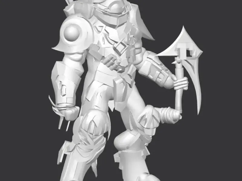 Armor artificer D&D miniature