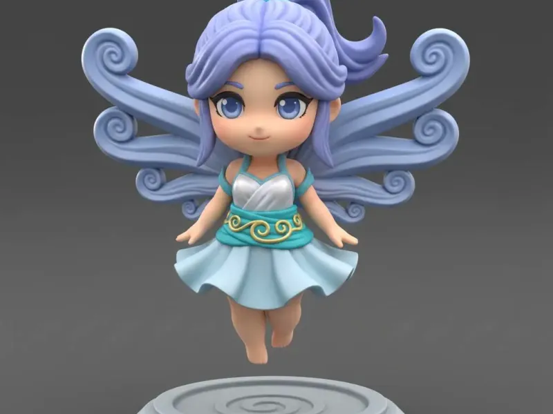 🌬️ Aeralyn – The Chibi Wind Sylph