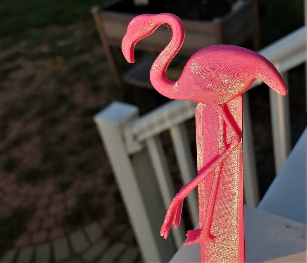 Mailbox Flag, Flamingo