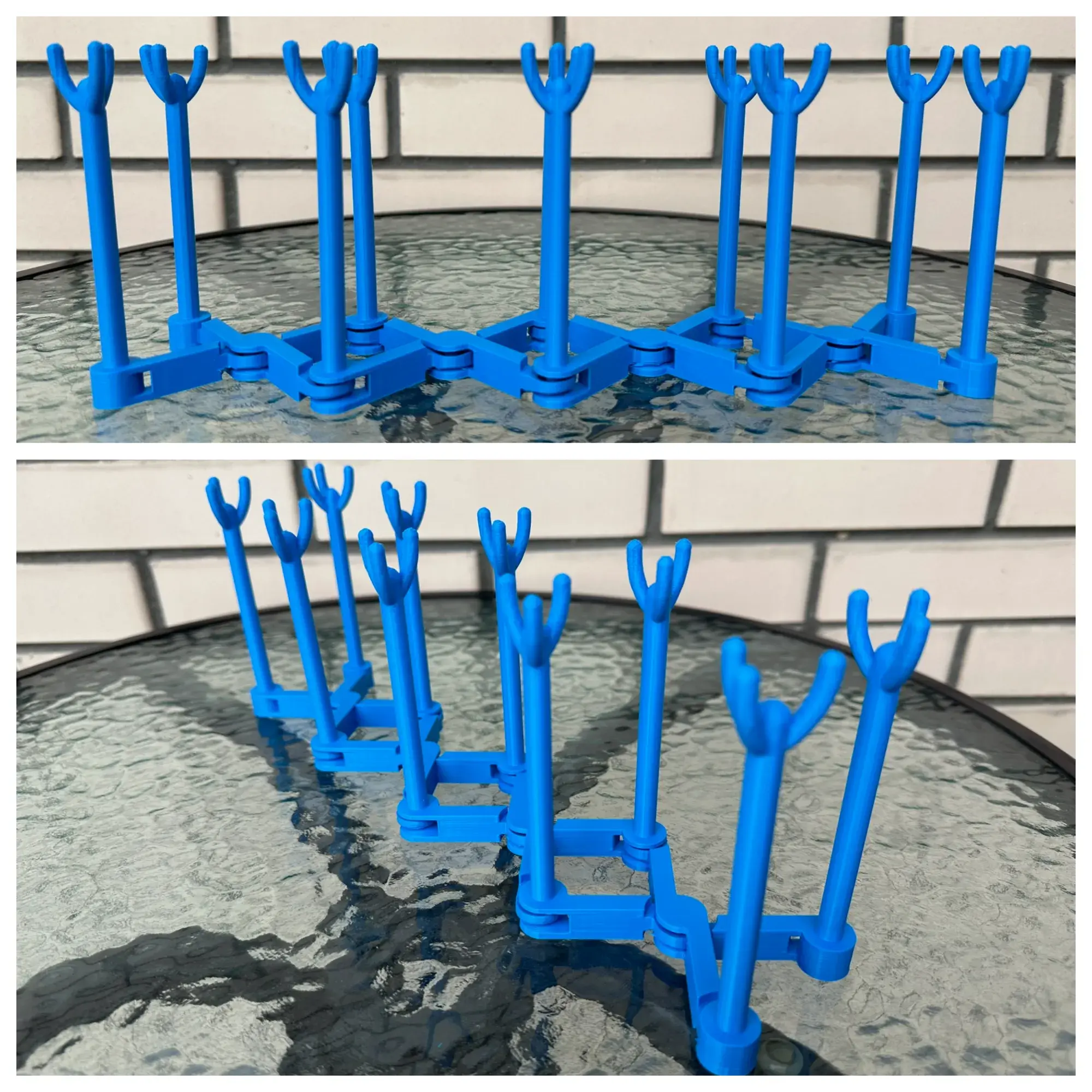 Folding Kitchen Dish Stand