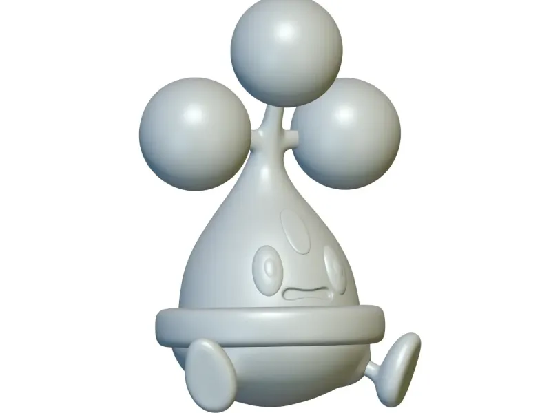 Pokemon Bonsly #438 - Ready for 3D Printing!