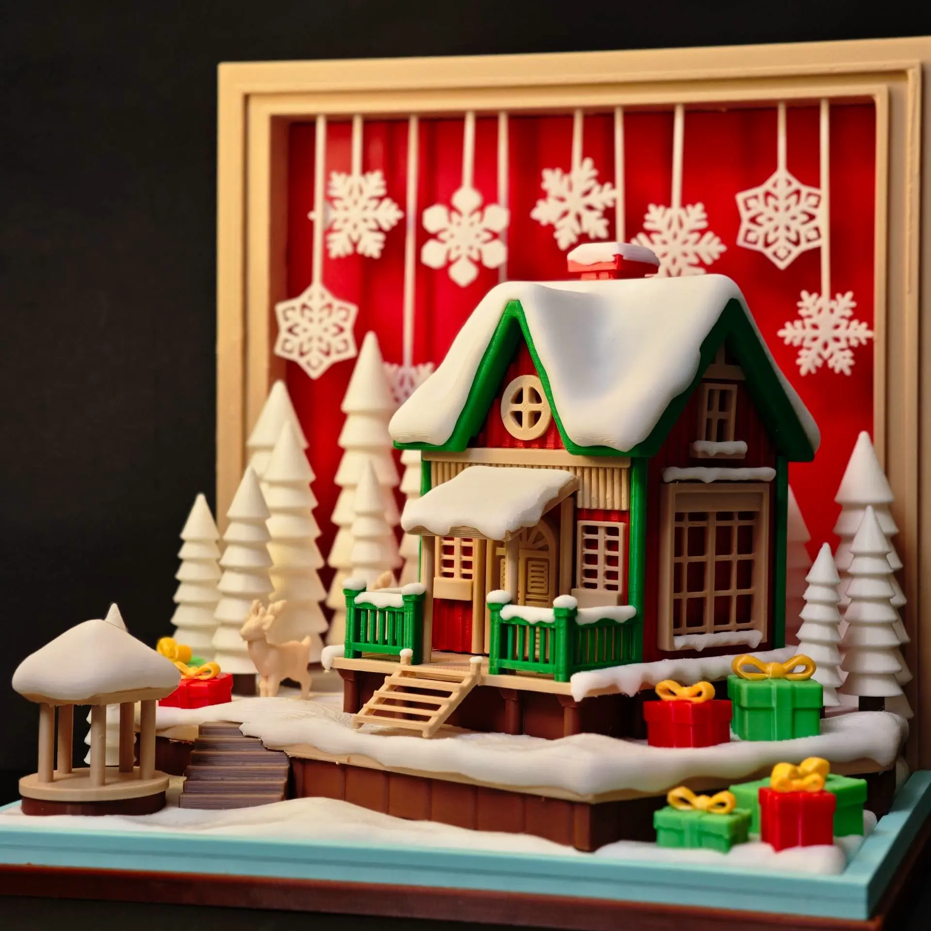 Christmas present （LED lights can be installed）