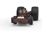 Pro Stock Pulling Tractor Base Scale 1:25-1