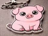 KeyChain Cute Pig-0