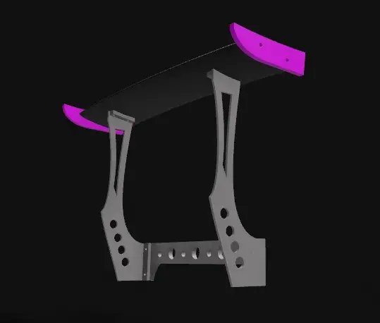 RC 1:10 DRIFT CAR ALERÓN TRASERO SUICIDA GT WING ROCKET BUNNY