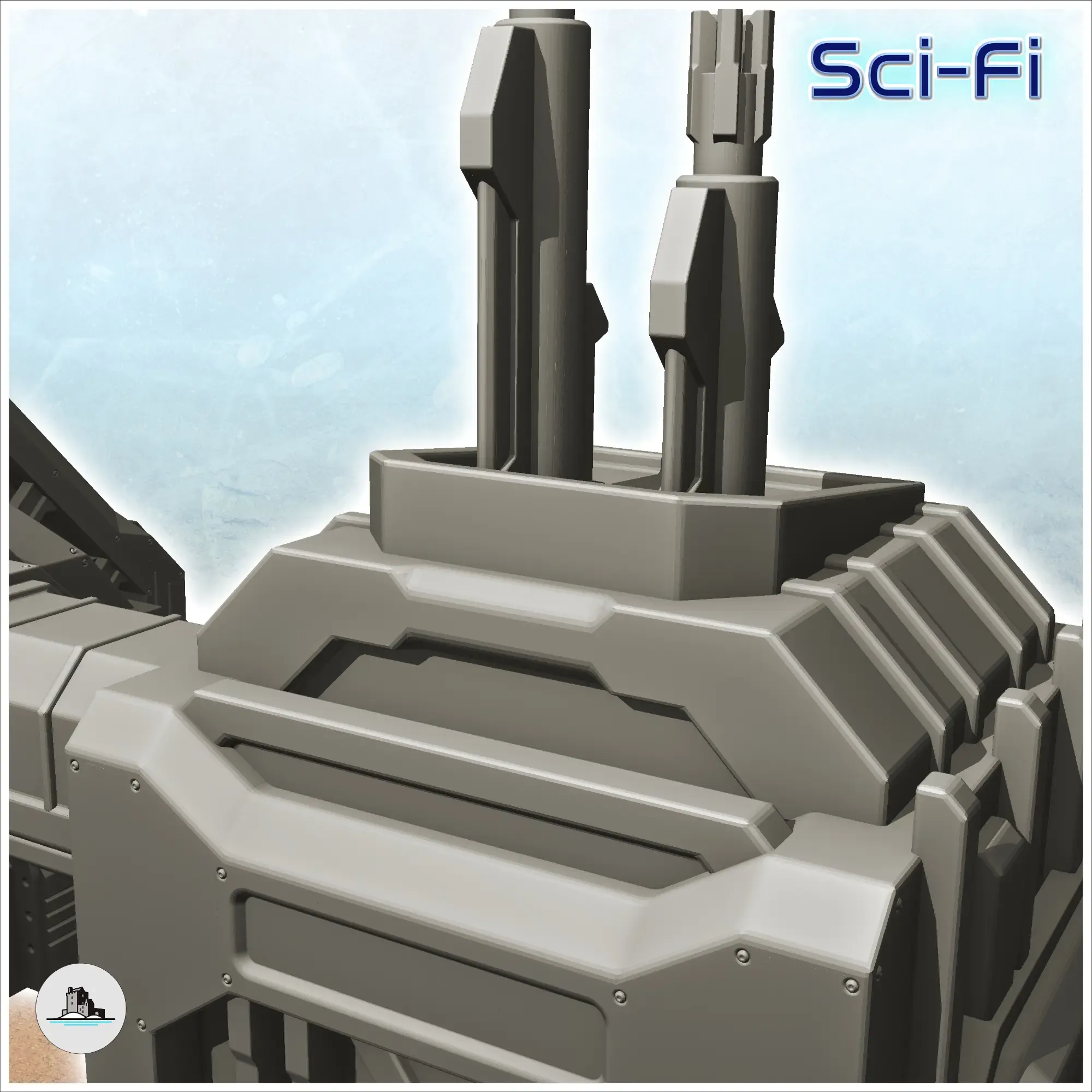 Space coordination center - Terrain Scifi Science fiction SF
