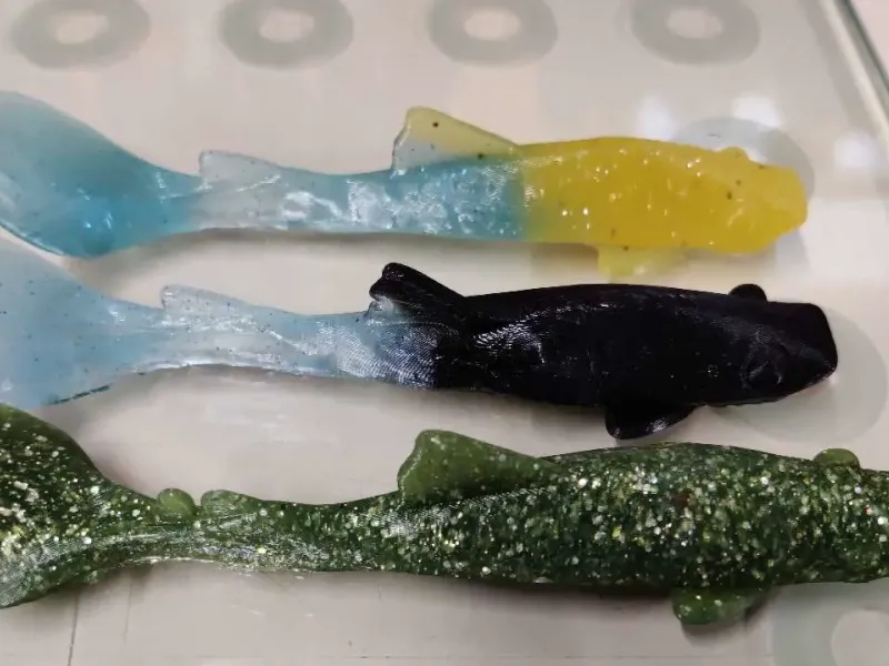 Pike Lure mold for pouring Plastisol
