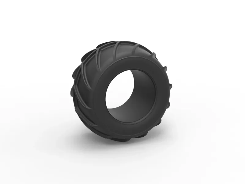 Dune buggy rear tire 25 Scale 1:25