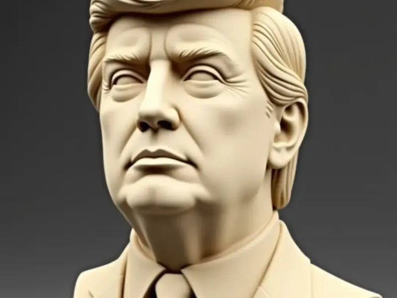 Busto Donald Trump