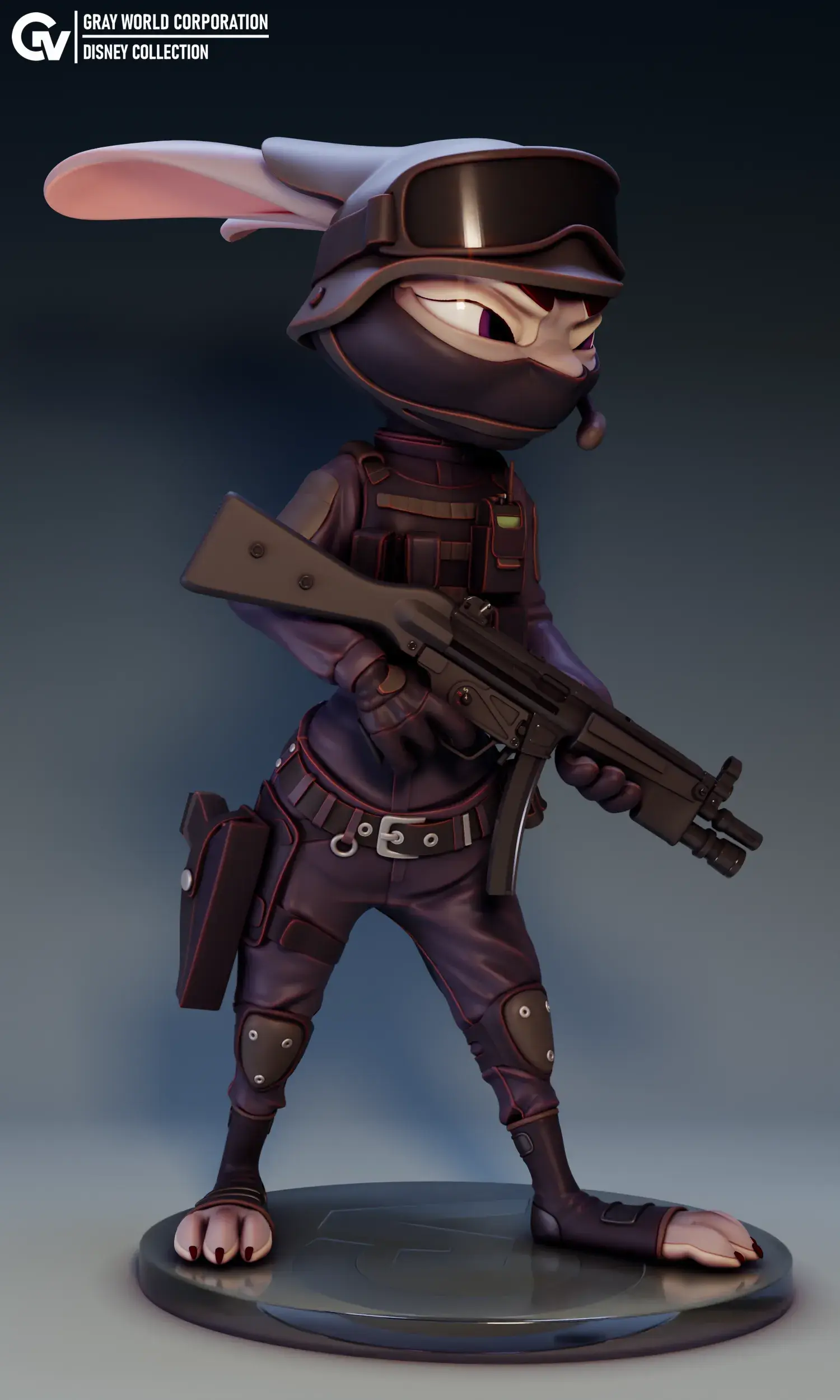 Judy Hopps "S.W.A.T." (en anglais) | Zootopie