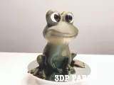 大きな目のカエル Frog (サポート不要、NO support)-3