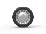 Front wheel of Vintage Funny Car Scale 1:25-5