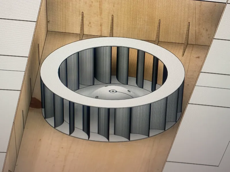 Hovercraft fan