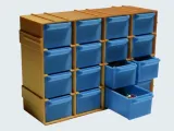 Stackable storage box-0