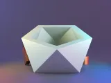 low poly vase 03-1