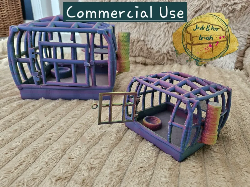Flexi pet cage, no support toy rat house
