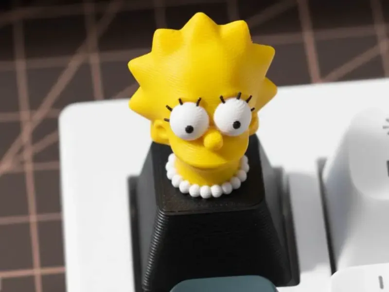 Lisa the Simpsons keycap