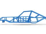 Frame of Super Dirt Late model Scale 1:25-4