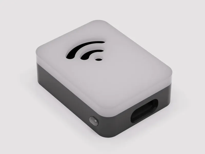 Case ESP8266 WeMos D1 mini USB C, with reset button