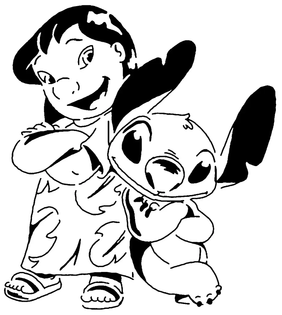  Lilo and Stitch stencil