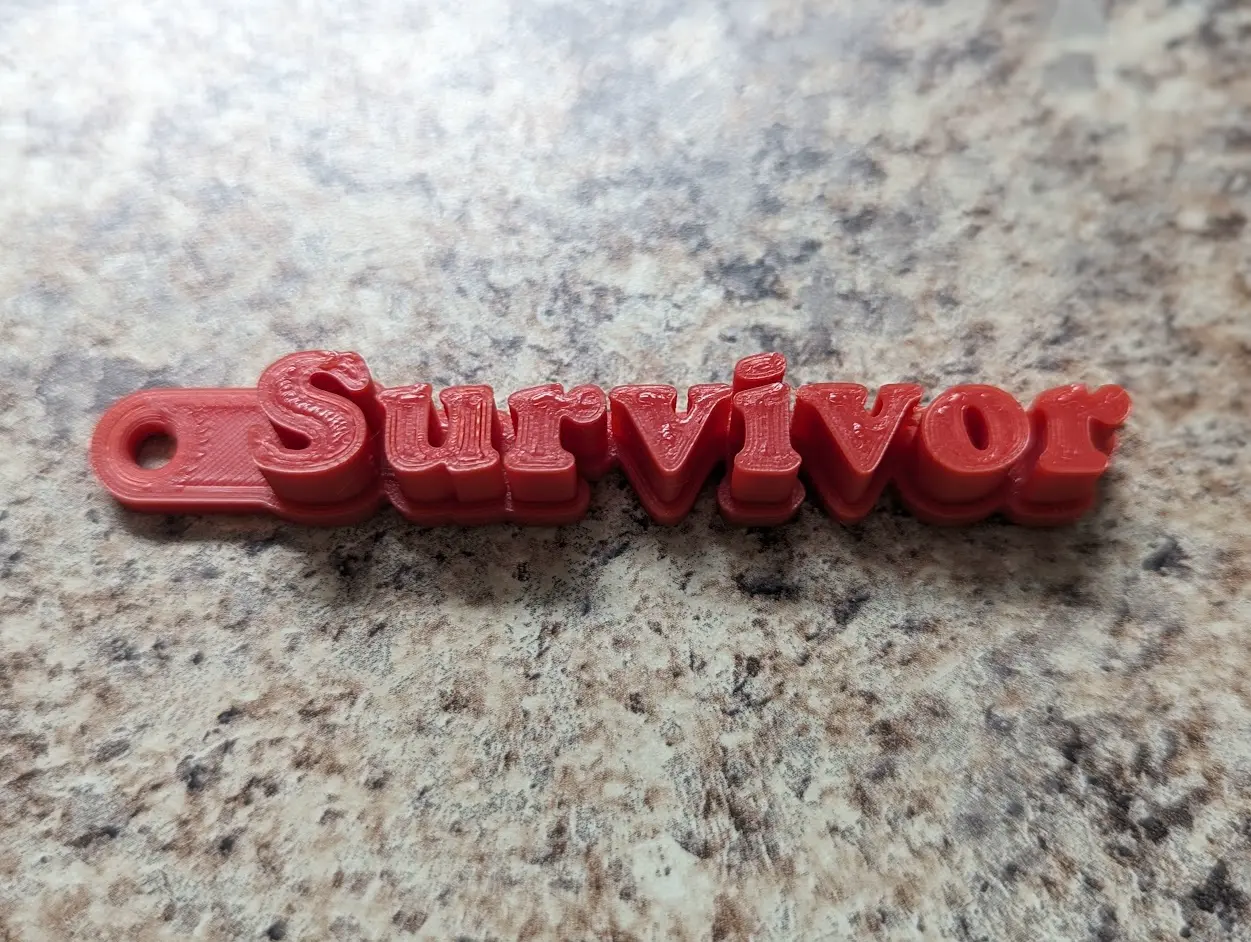 Survivor Keychain