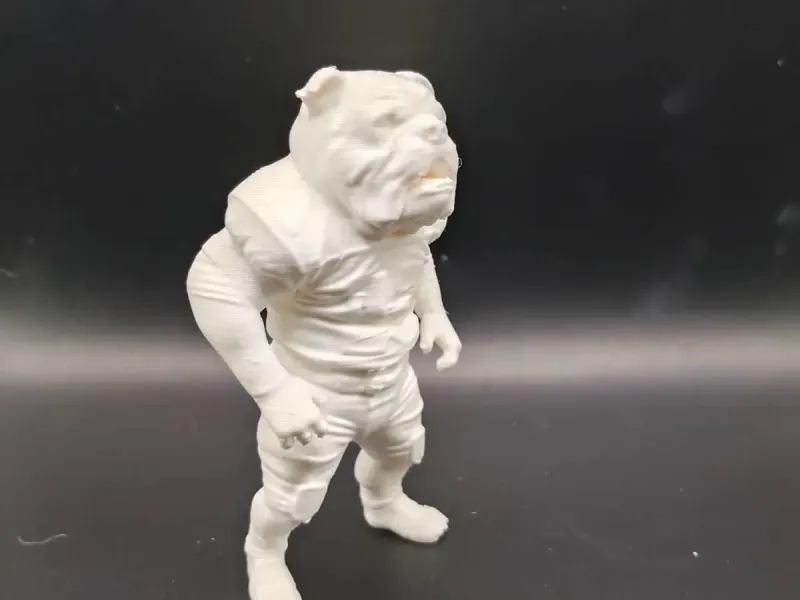 Fußball-Bulldog-Spieler - Vollmodell