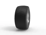 Rear wheel from Pulling tractor 3 Scale 1:25-2