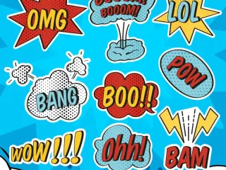 BAM-Topper Pop Art Comic-