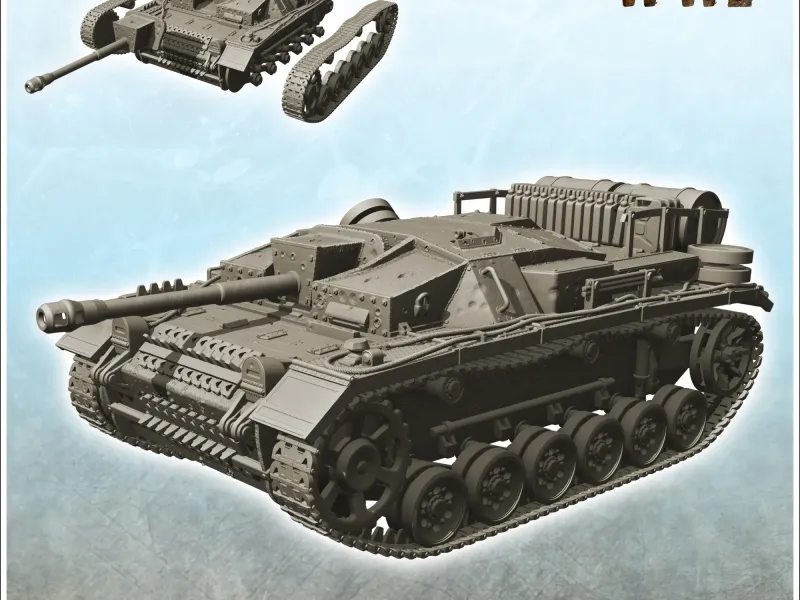 StuG III Ausf. G - WW2 Alman Savaş Alevleri Bolt Aksiyon