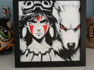 Hueforge Princess Mononoke