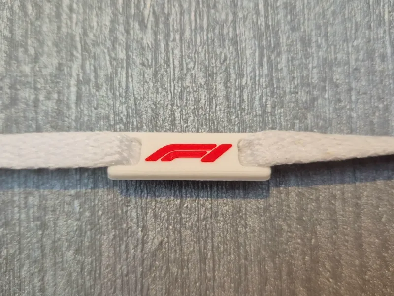 Formula One Logo Sneaker Tag