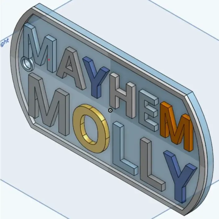 Dog Tag Mayhem Molly