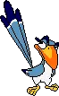 Zazu from The Lion King, with 5 filament changes