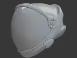 Astronaut Helmet – Realistic Space Helmet 3D Printable-0