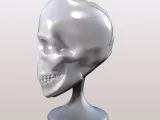 SKULL CHAIR ART DECORATION-6