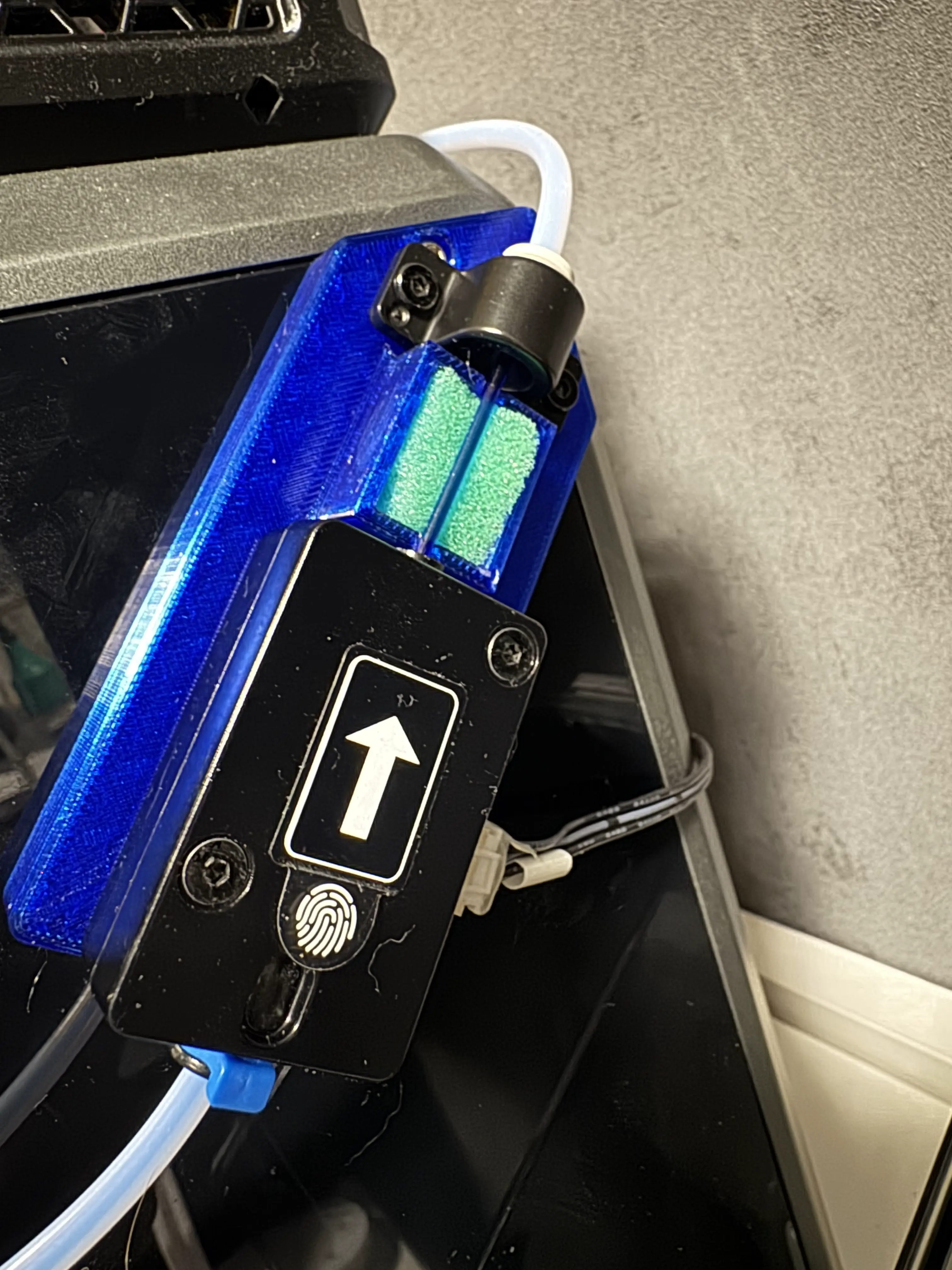 Side Stand for Filament Sensor + dust filter Creality K1C
