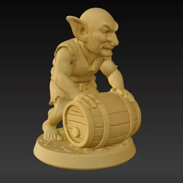Goblin met ton