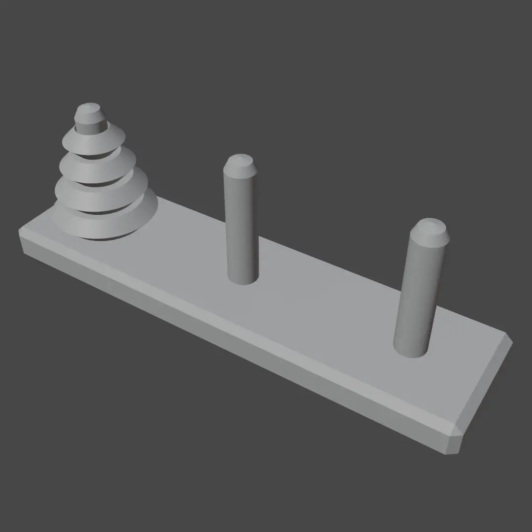 hanoi tower puzzle