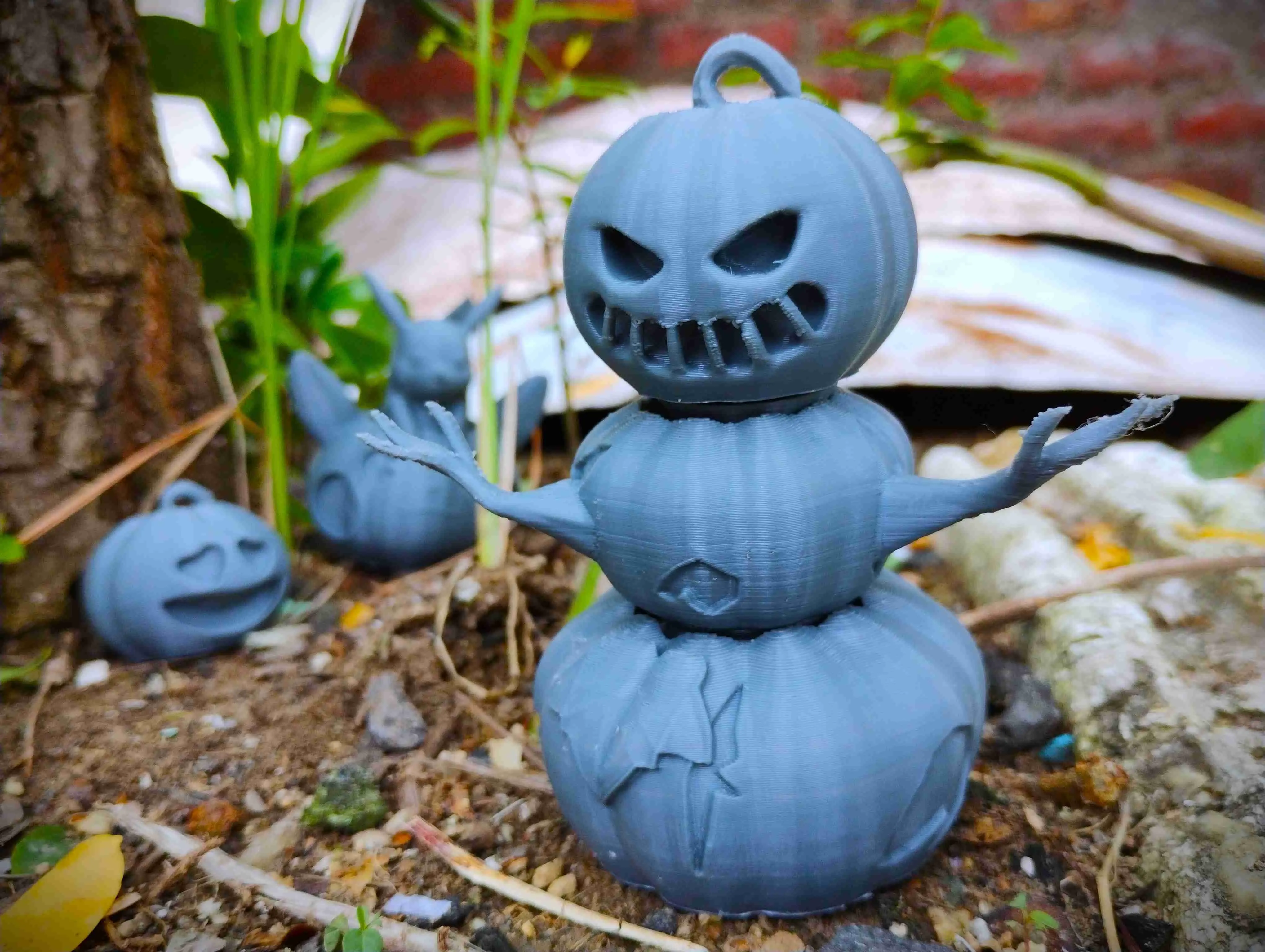 HALLOWEEN SPECIAL CUTE DOUBLE FACED ARTICULATED PUMPKIN