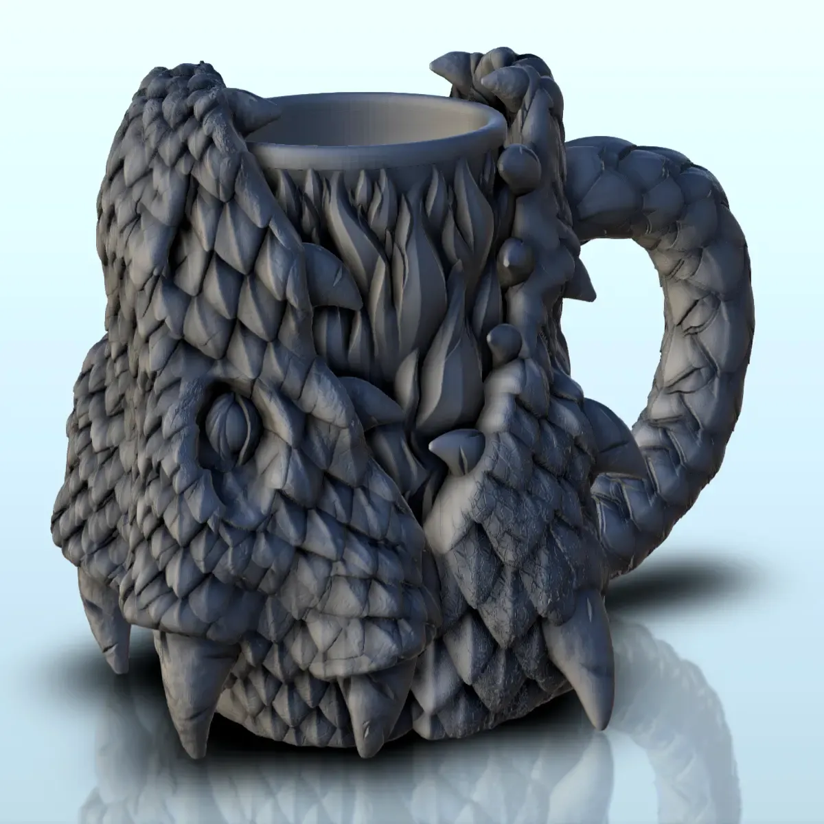 Rogue dragon dice mug (1) - beer can holder