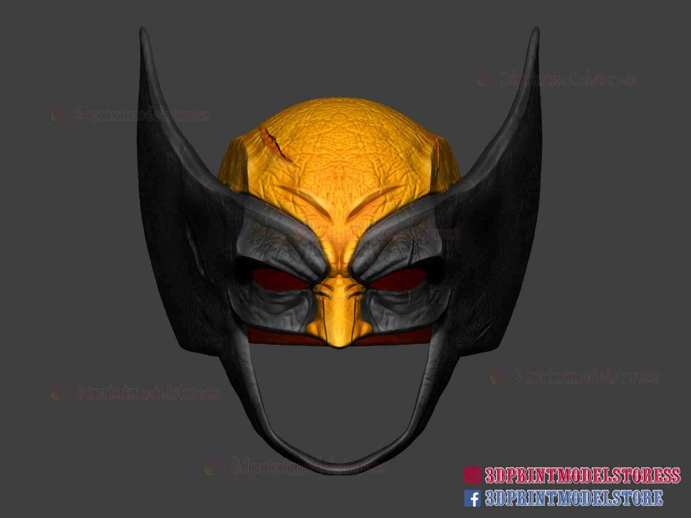 Wolverine Helmet - Marvel Comics Cosplay