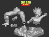 Vegeta took a defensive stance-2