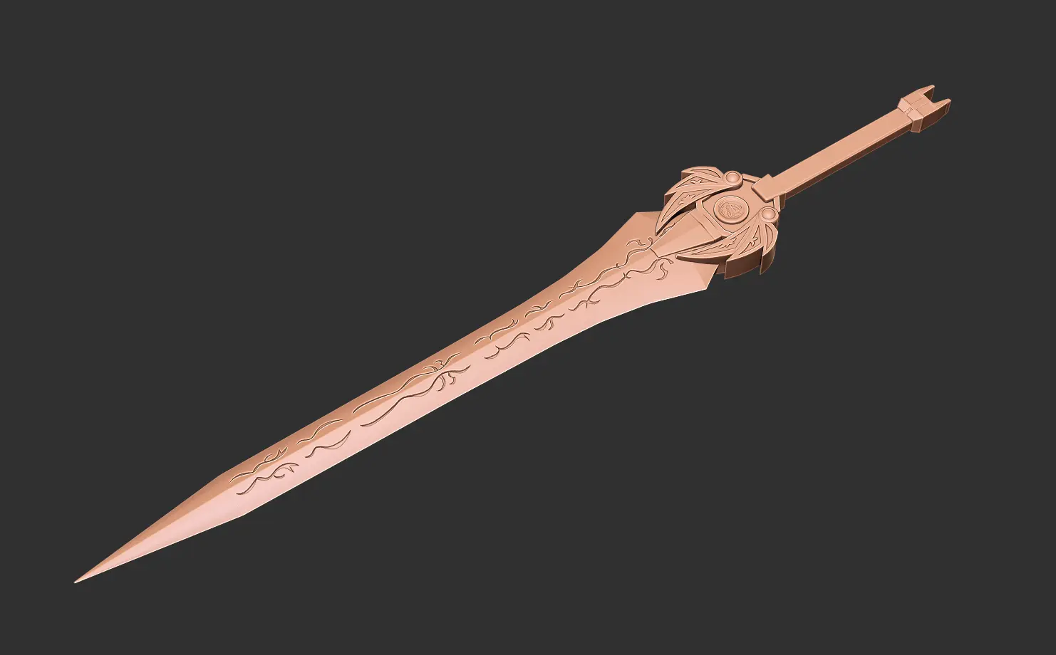 MMPR Legacy Red Ranger Sword 3D print model