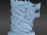 Wolf dice cup-3