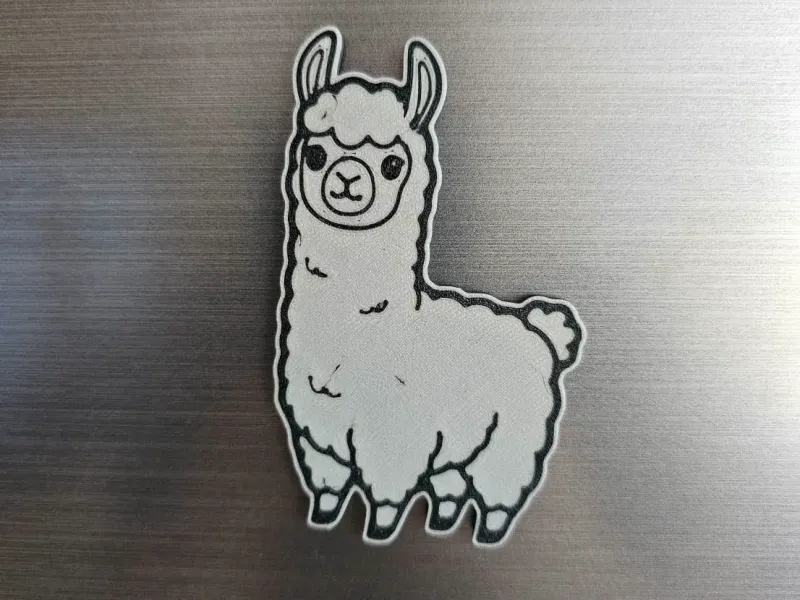 Lama fridge magnet