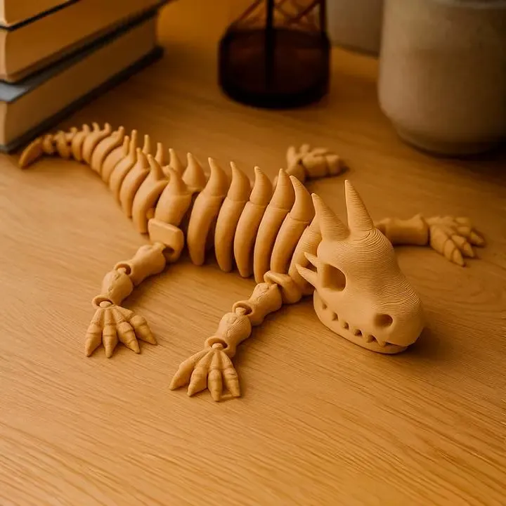Articulated Dragon Skeleton — Flexible Fantasy Toy